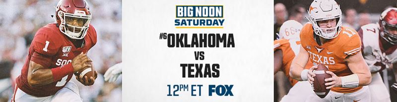 2019 CFB Match Up: Oklahoma vs Texas