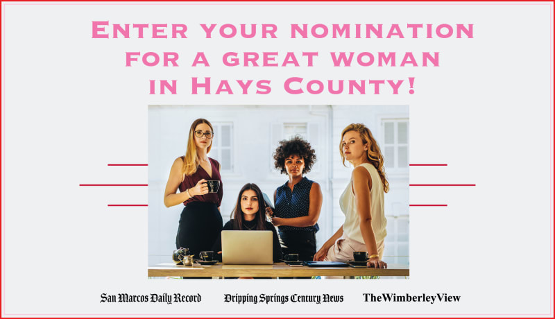 2022 Hays County Women in Leadership Nominations