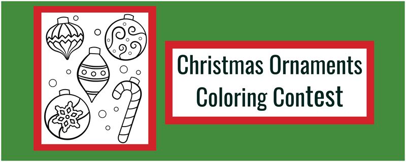 Christmas Ornaments Coloring Contest