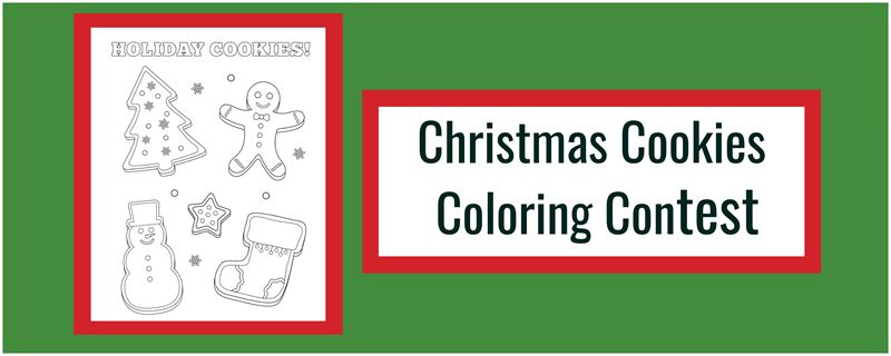 Christmas Cookies Coloring Contest