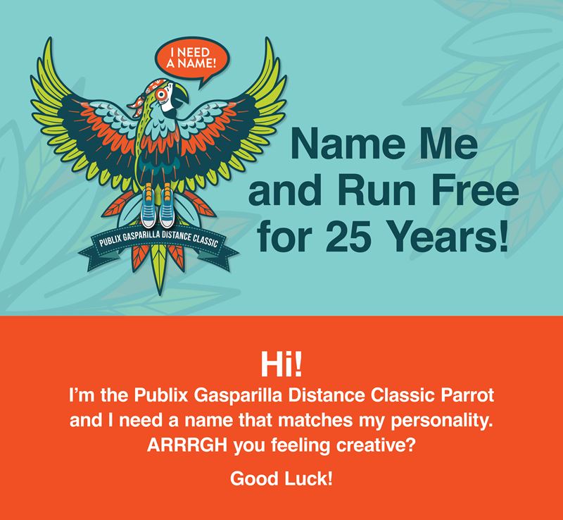 Name the Publix Gasparilla Distance Classic Parrot