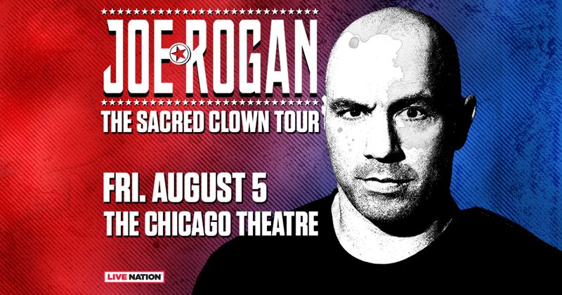 Win a pair of tickets to see Joe Rogan at The Chicago Theatre!