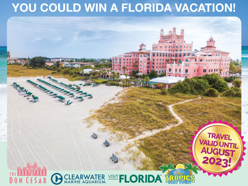 Visit Florida_St Pete Beach_vacation sweepstakes