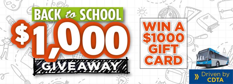 Back to School $1000 Giveaway