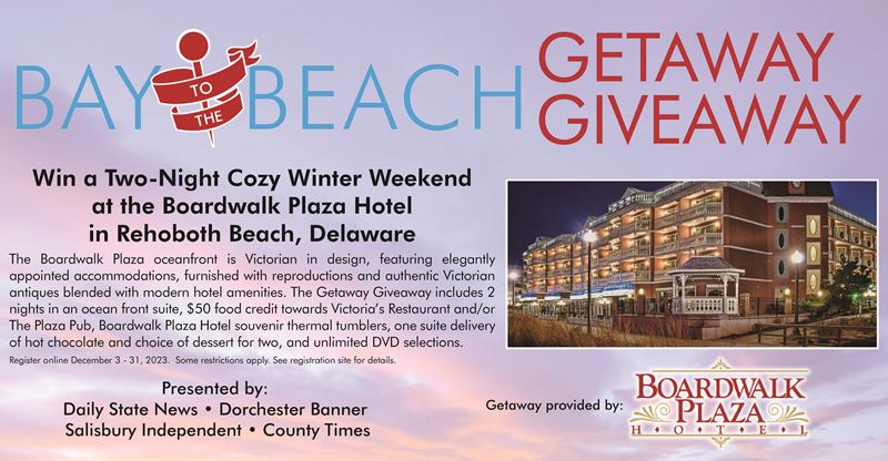Bay to the Beach Getaway Giveaway December 2023