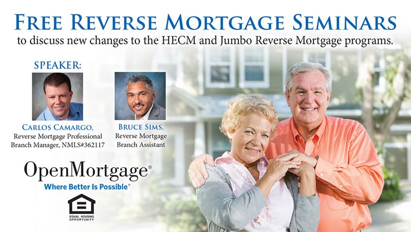 Open Mortgage Free Reverse Mortgage Seminars
