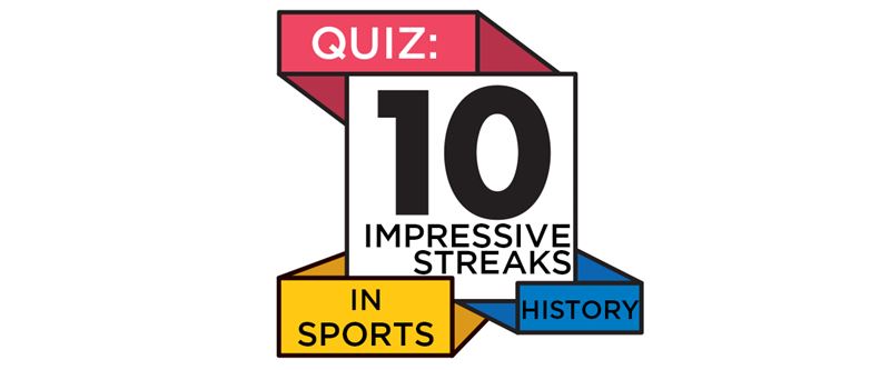 QUIZ: 10 impressive streaks in sports history