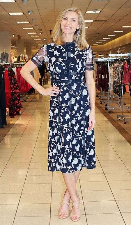 antonio melani blue dress