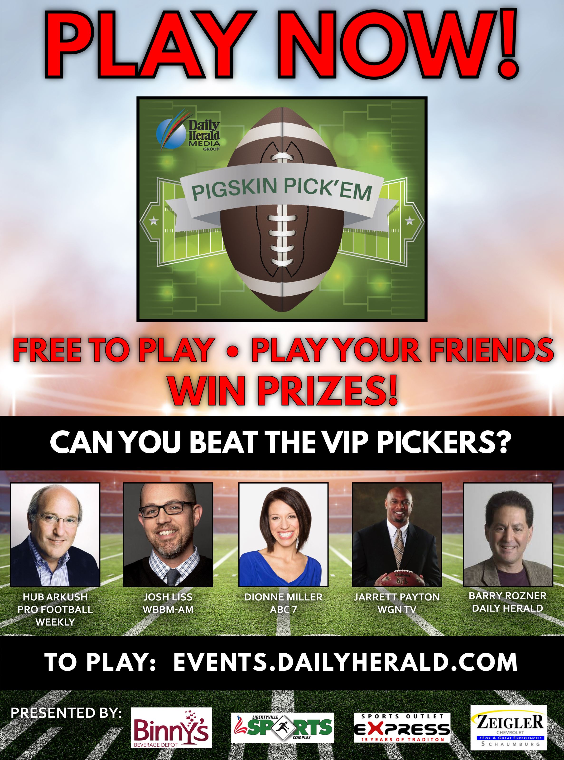 Pigskin Pick'em Contest - Daily Herald Events