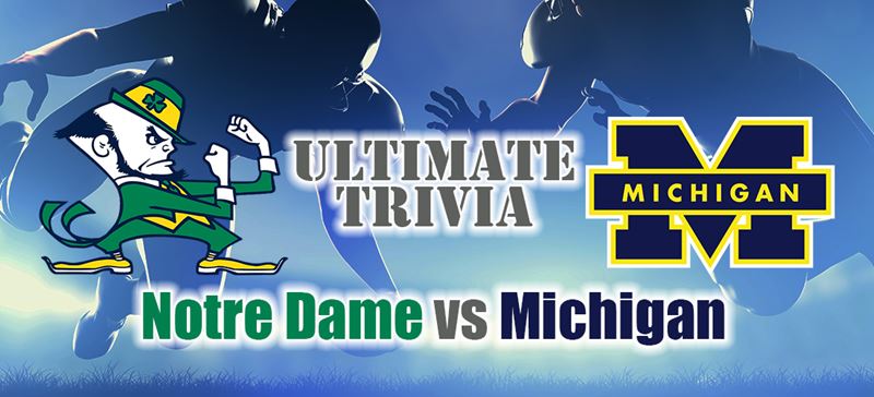 WRSW Trivia- Notre Dame vs Michigan