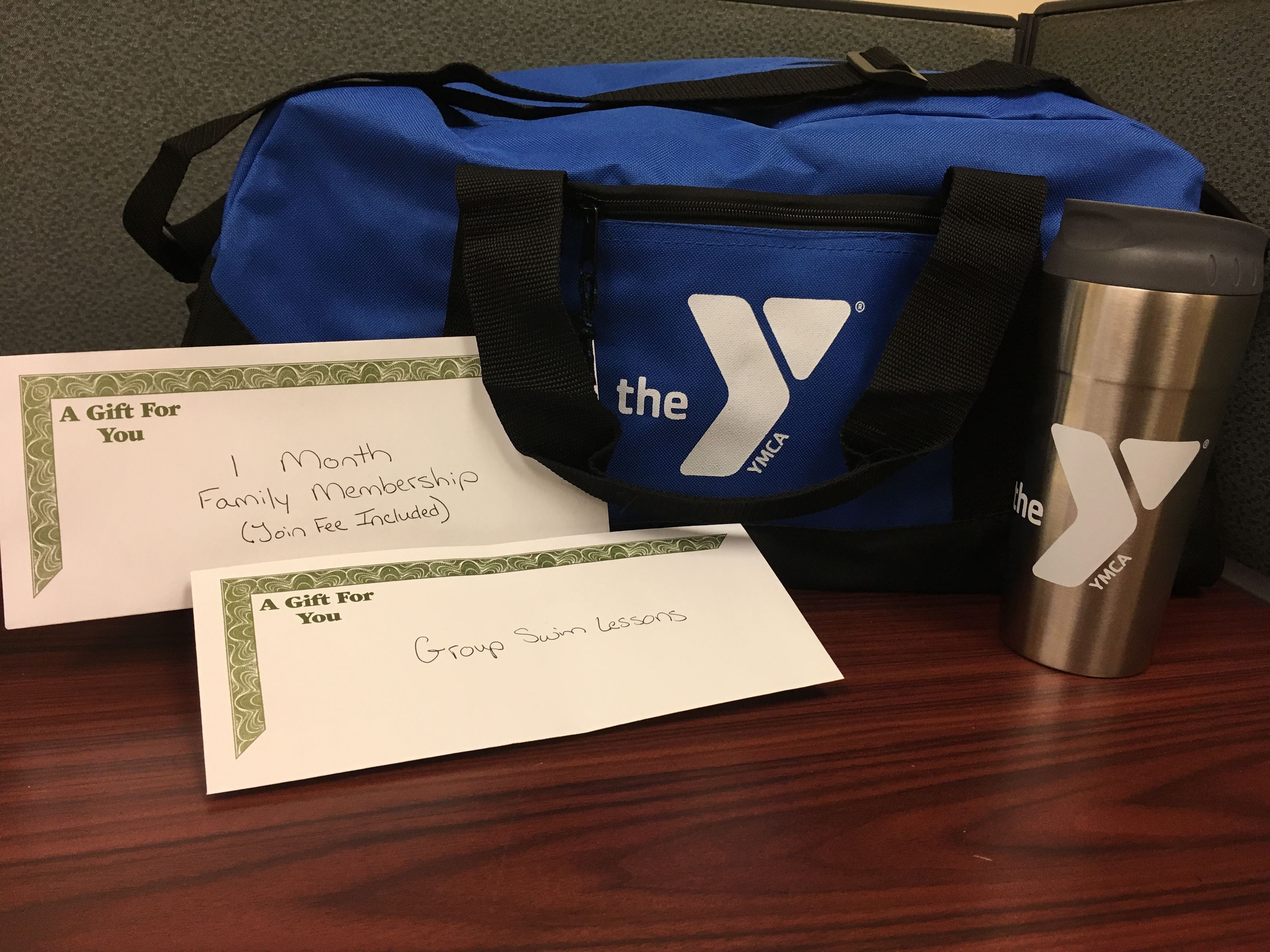 ymca gym bag
