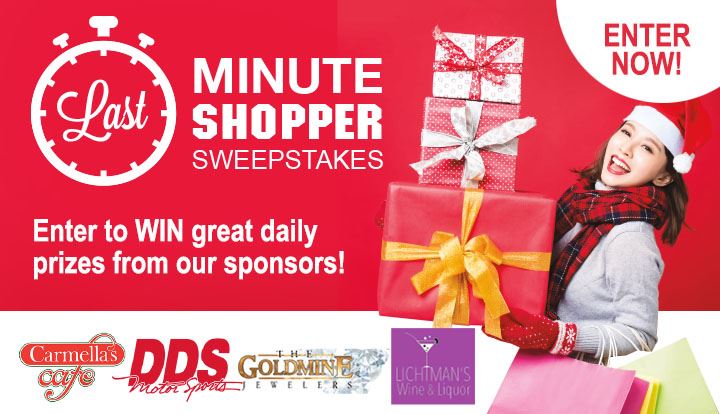 Last Minute Shopper Sweepstakes