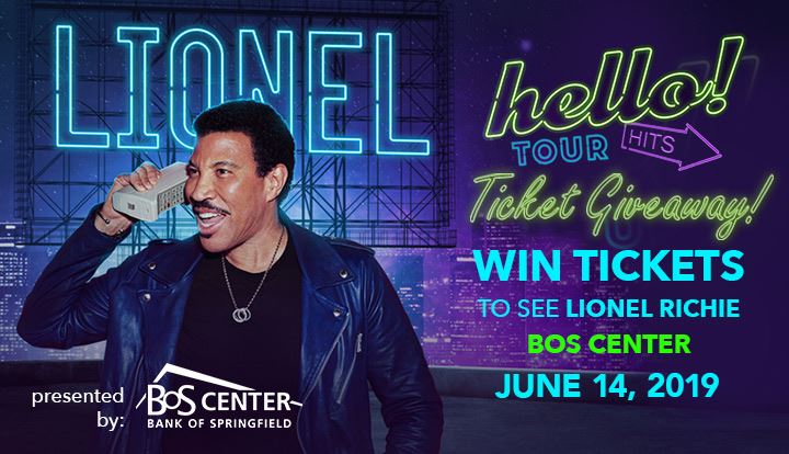 Lionel Richie's Hello Tour Ticket Giveaway