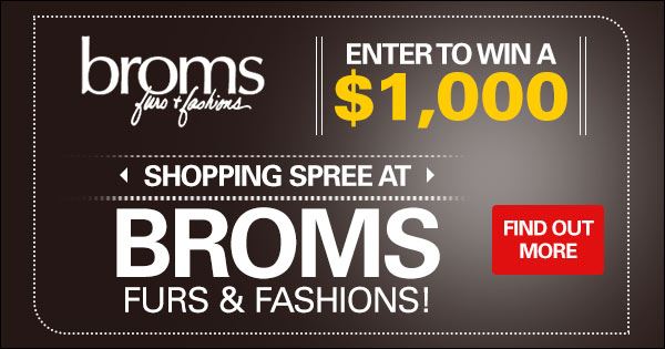 Brom's $1,000 Shopping Spree Giveaway!