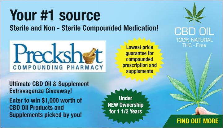 Preckshot Pharmacy Ultimate CBD Oil & Supplement Extravaganza Giveaway!