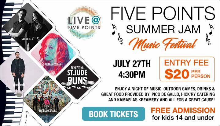 Five Points Washington Summer Jam Ticket Giveaway