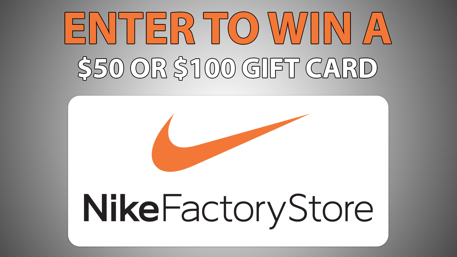 can you use nike gift card at outlet