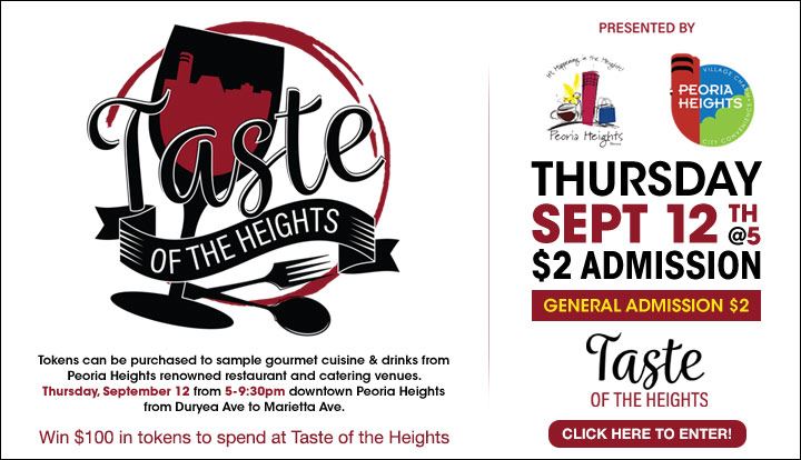 Taste of the Heights Token Sweepstakes