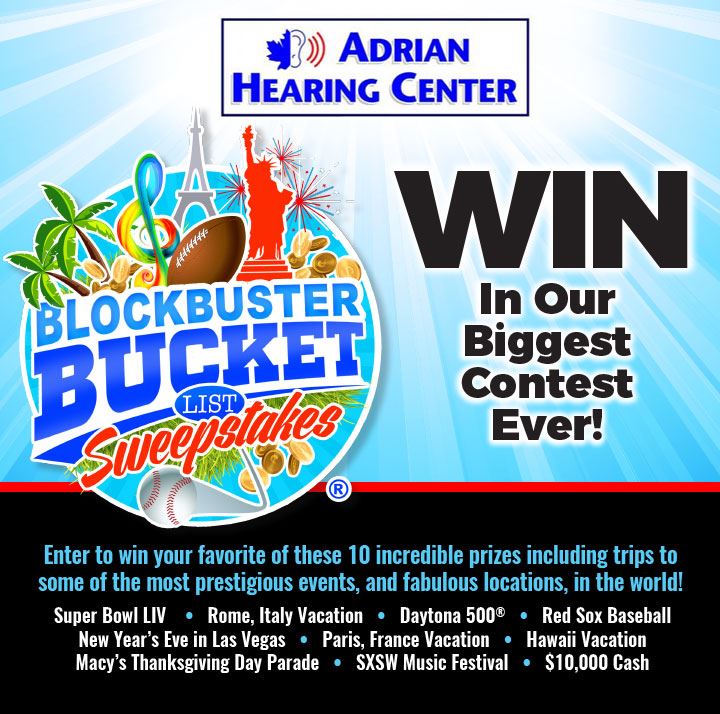 2019 Blockbuster Bucket List Sweepstakes