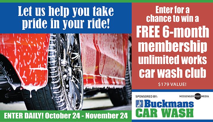 Buckmans Car Wash Giveaway