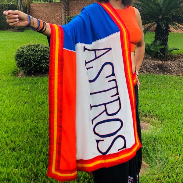 One of a kind Astros Saree - Awesome Astros Gear: Share your