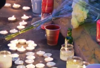 Friends gathered to remember a man who was stabbed to death at a Popeyes in Oxon Hill, Maryland yesterday. 