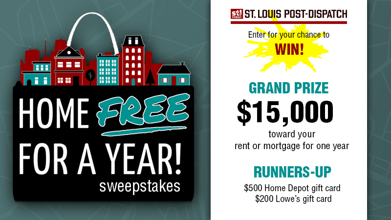 St. Louis Post-Dispatch ???? Home Free For A Year Sweepstakes | www.waldenwongart.com