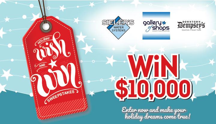 2019 Holiday Wish and Win Sweepstakes