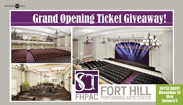 Grand Opening Ticket Giveaway - Fort Hill Performing Arts Center