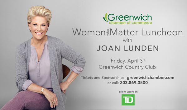 Greenwich Chamber - Women who Matter Luncheon with Joan Lunden