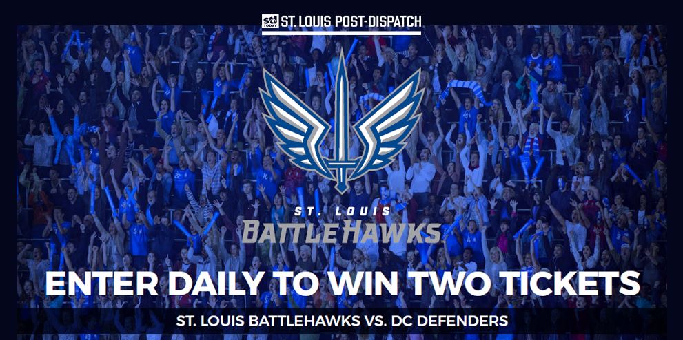 St. Louis Post-Dispatch | St. Louis BattleHawks Ticket Giveaway | 0