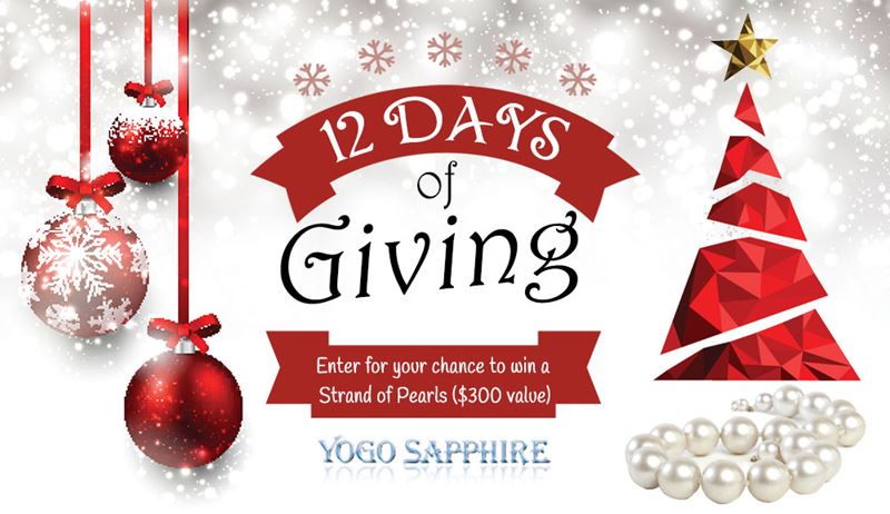 12 Days of Christmas Yogo Sapphire