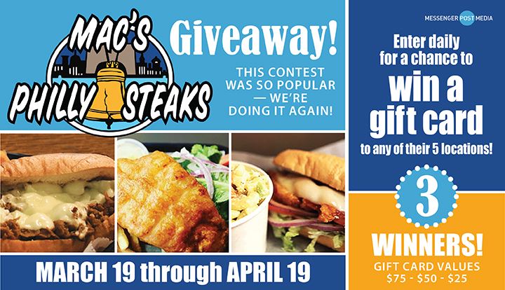 Mac's Philly Steaks Giveaway