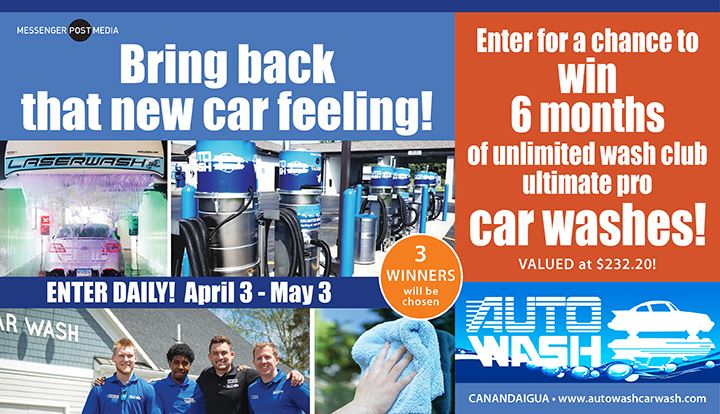 AUTO WASH 6 MONTHS OF FREE CAR WASHES GIVEAWAY