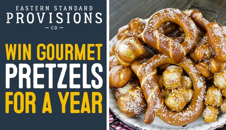 Win Gourmet Pretzels For A Year Emails ONLY