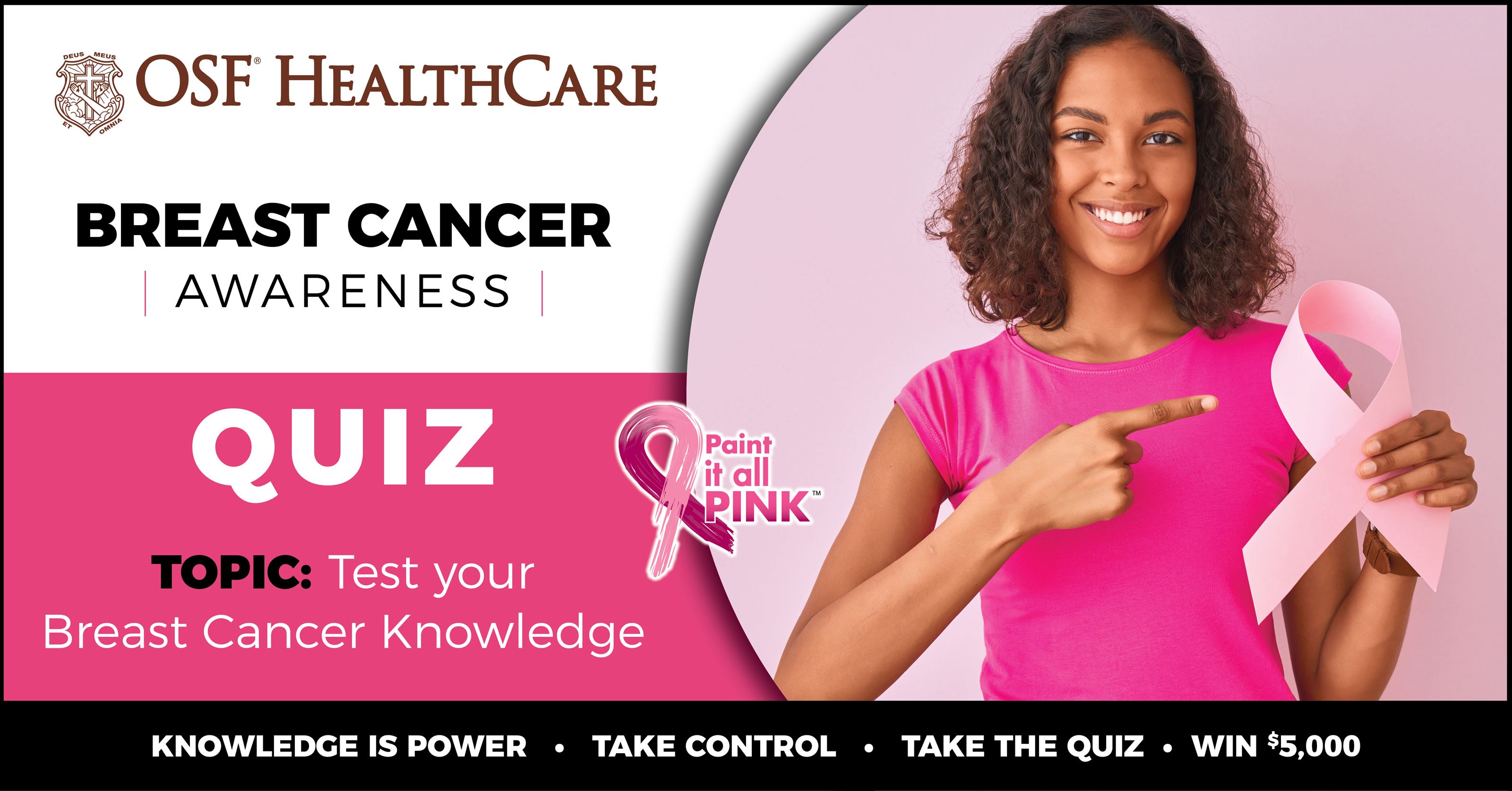 Paint it All Pink - Test Your Breast Cancer Knowledge