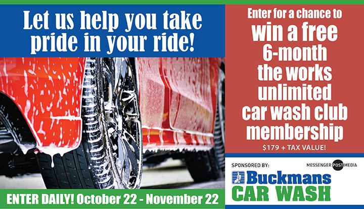 Buckmans Car Wash Giveaway