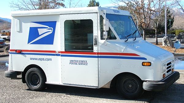 Small USPS truck