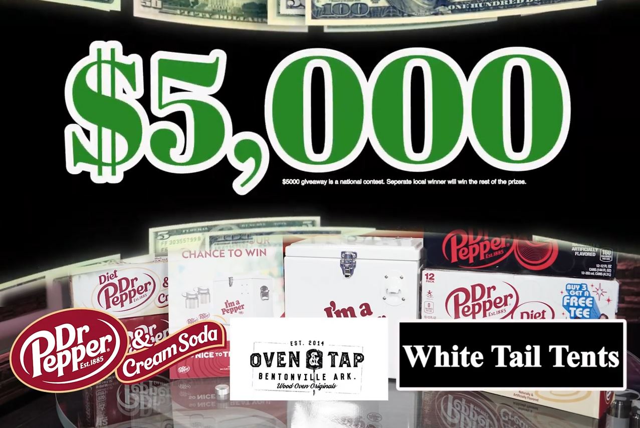Dr. Pepper $5000 Giveaway