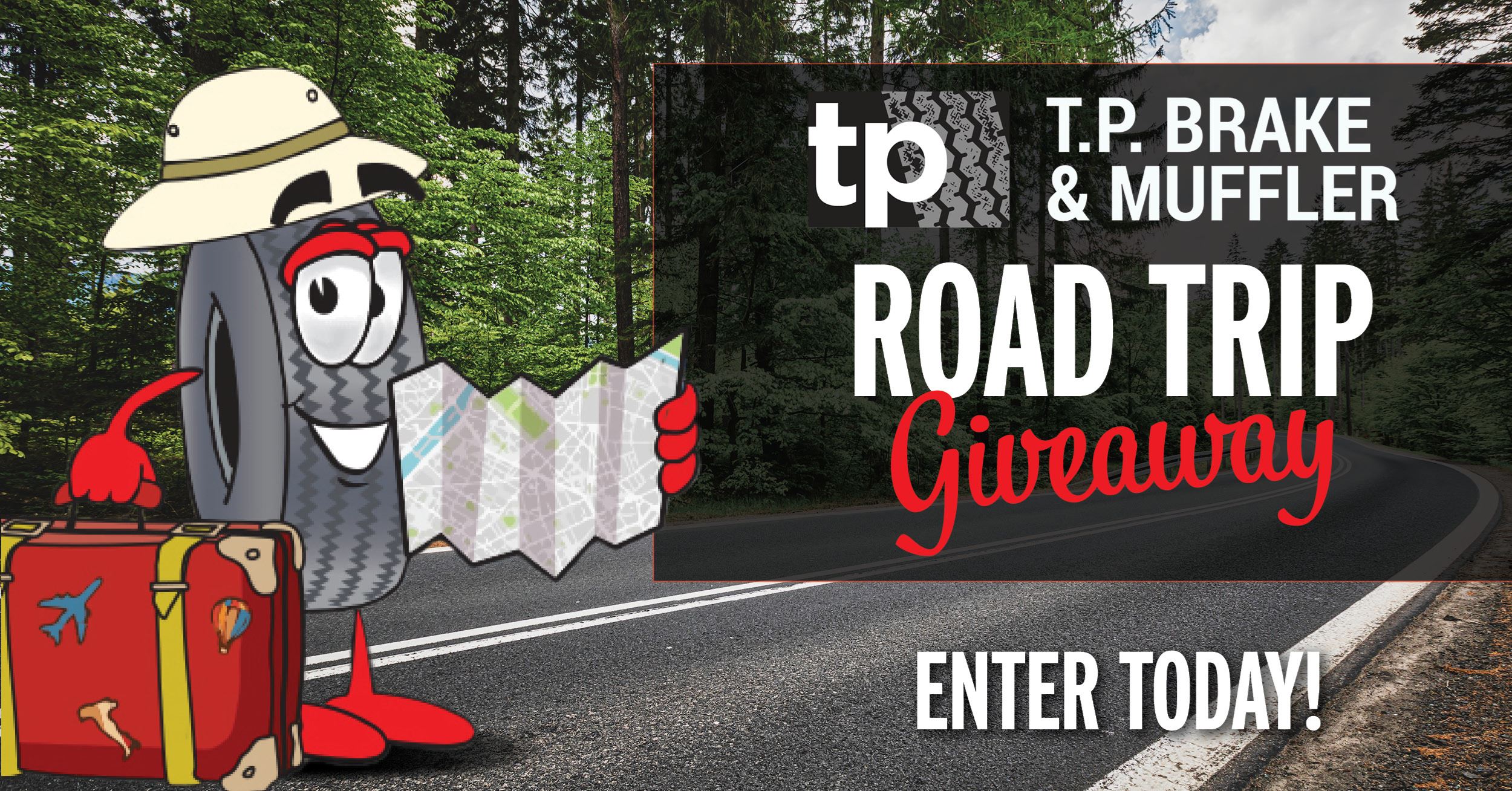 T.P. Brake & Muffler Road Trip Giveaway