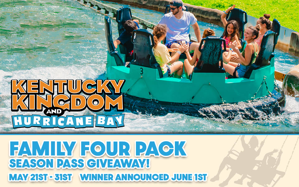 Kentucky Kingdom and Hurricane Bay is open for the 2021 season! To