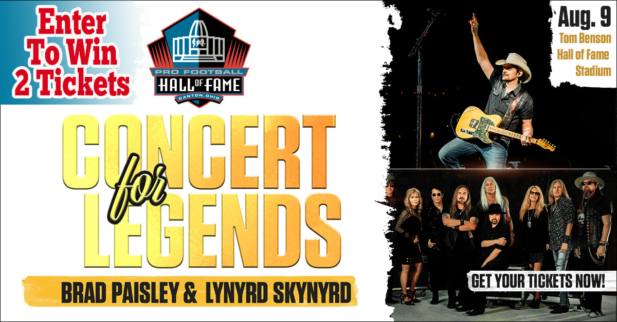 Pro Football Hall of Fame Concert For Legends Sweepstakes