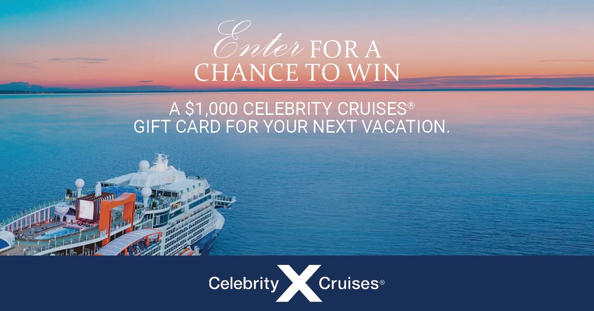 Celebrity Cruises Smooth Sailing Giveaway