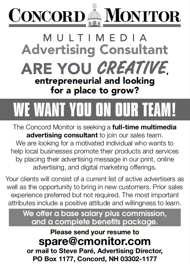 Multimedia Advertising Consultant 