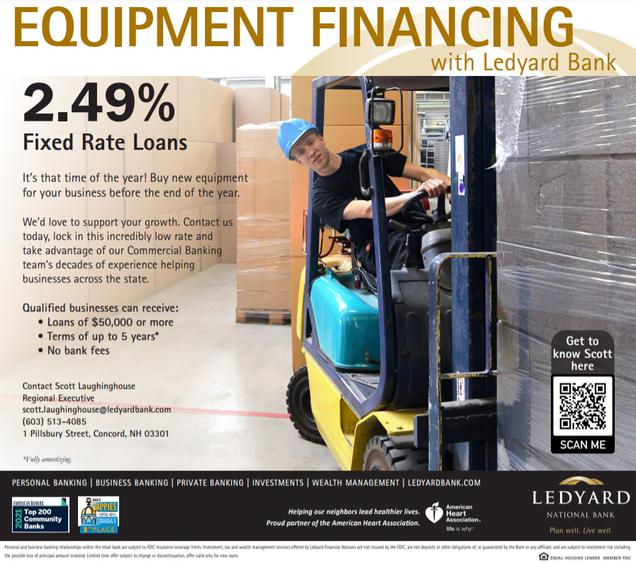 Equipment Financing with Ledyard Bank!