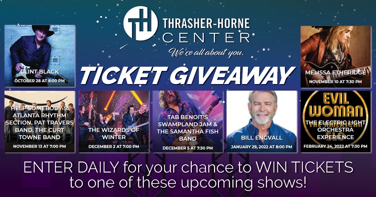 Thrasher-Horne Center Ticket Giveaway