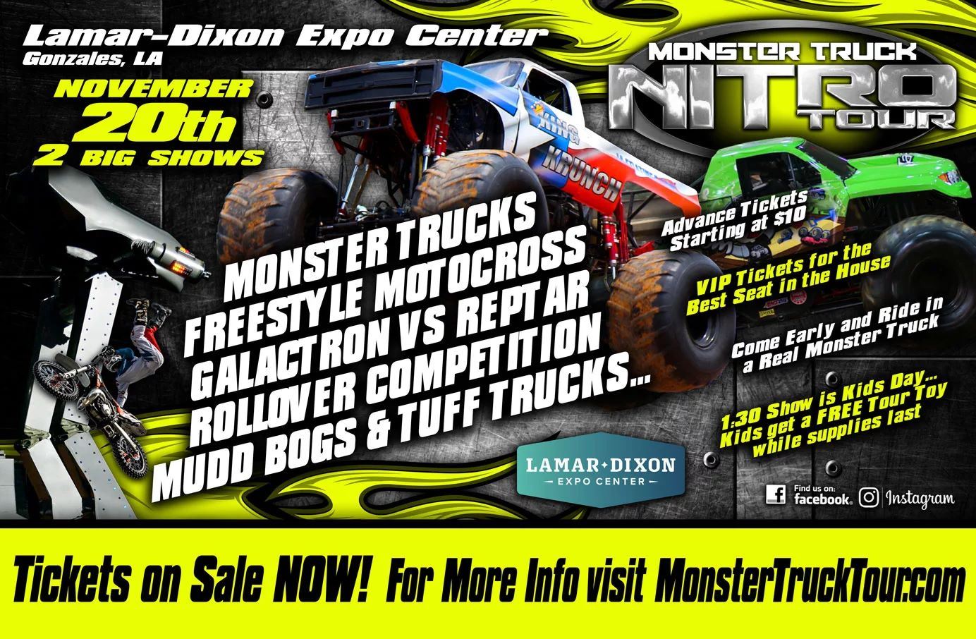 Monster Truck Nitro Tour 2023 Sweepstakes