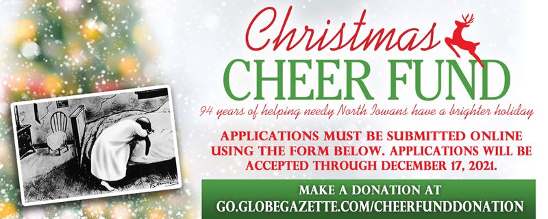 Globe Gazette Christmas Cheer Fund 2022 Active Promotions