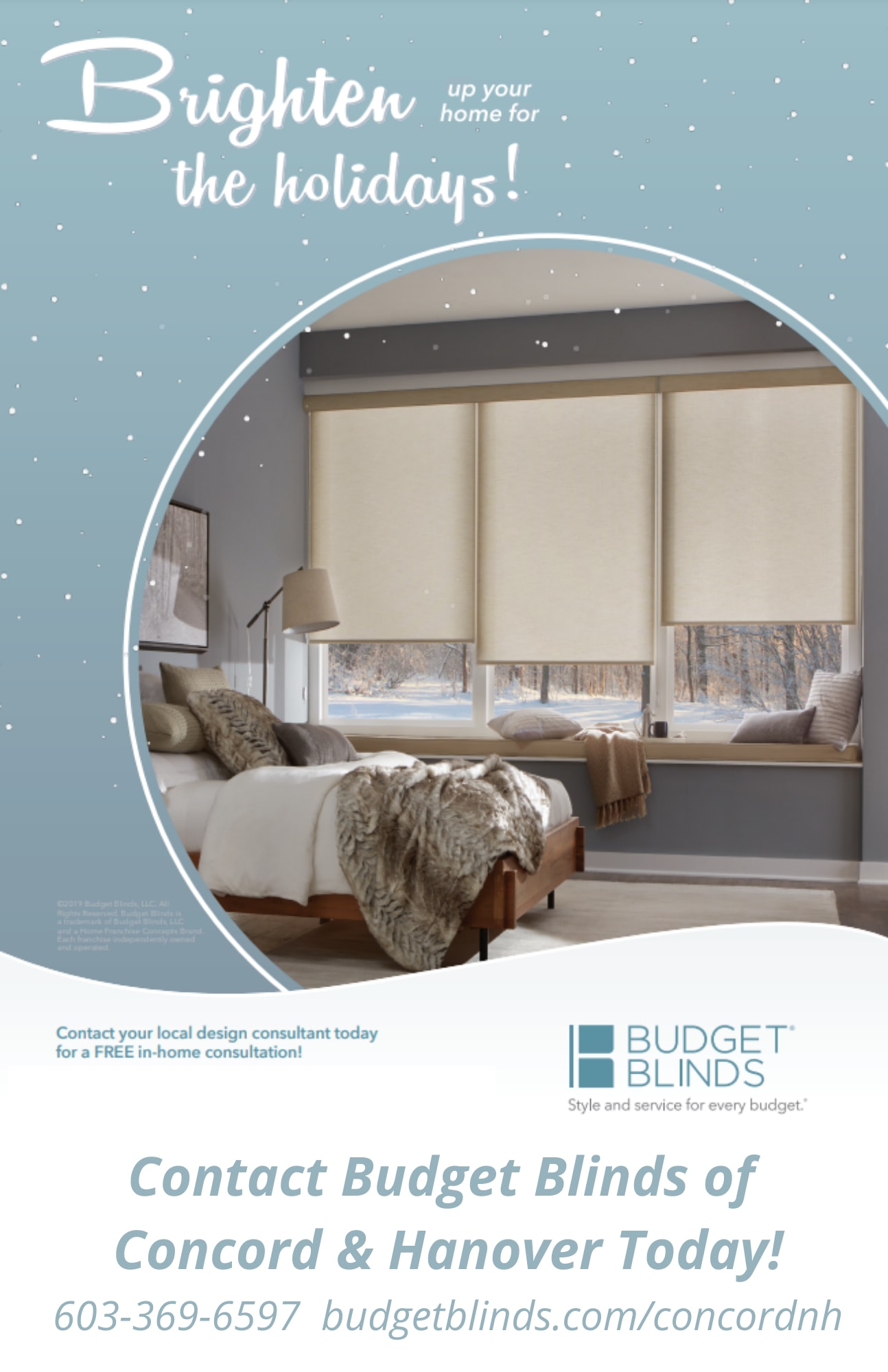 Brighten the Holidays with Budget Blinds