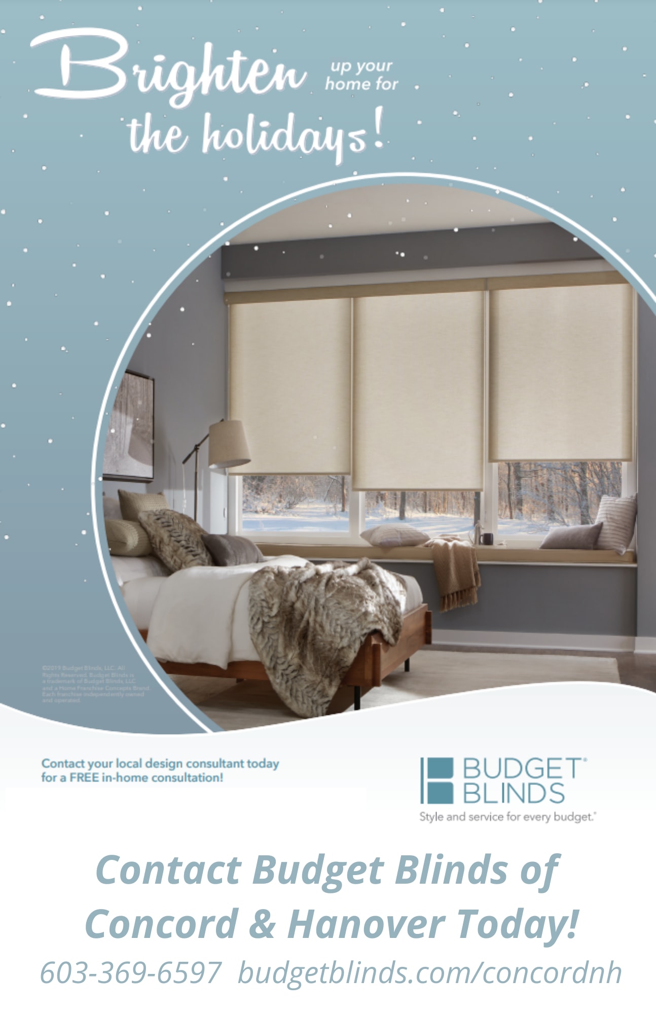 Brighten the Holidays with Budget Blinds